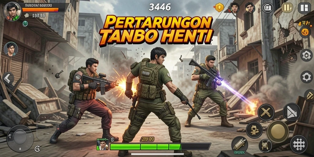 Tangkapan layar dari gameplay seru 3446 dengan aksi yang mendebarkan.