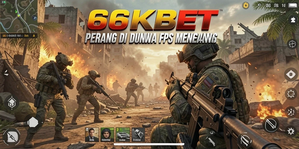 Gameplay 66KBET yang seru dan menegangkan di arena FPS.
