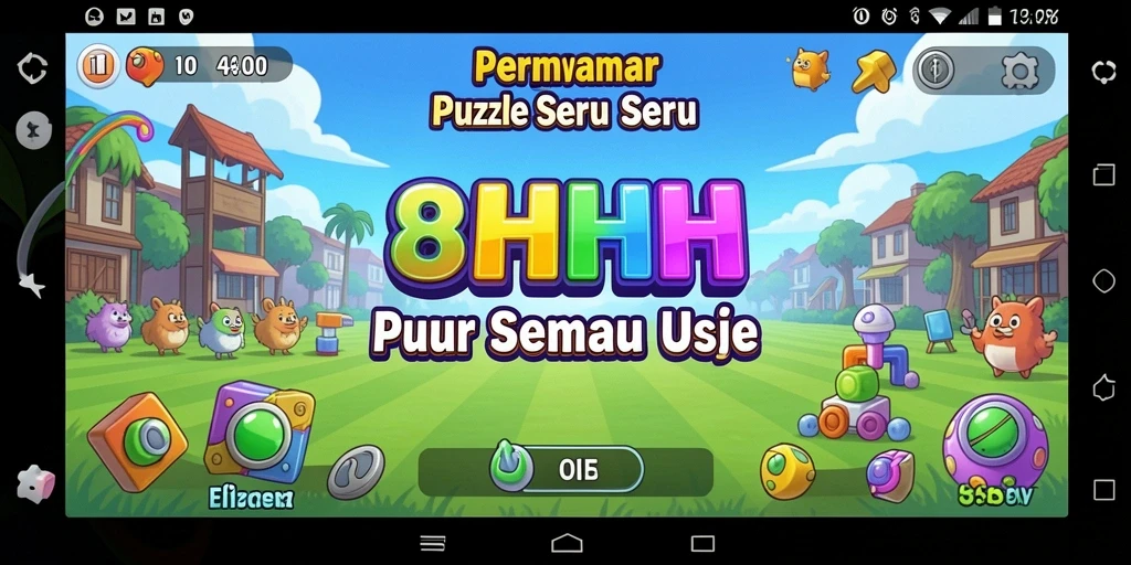 Tampilan gameplay 8HHH yang menantang dan seru.