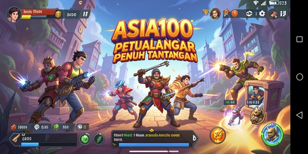 Gambaran layar permainan ASIA100 yang seru di tengah tantangan Arcade.