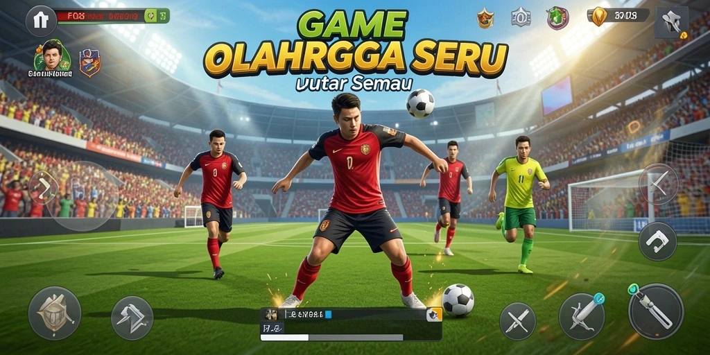 Tampilan gameplay F08 yang mendebarkan dalam pertandingan olahraga.