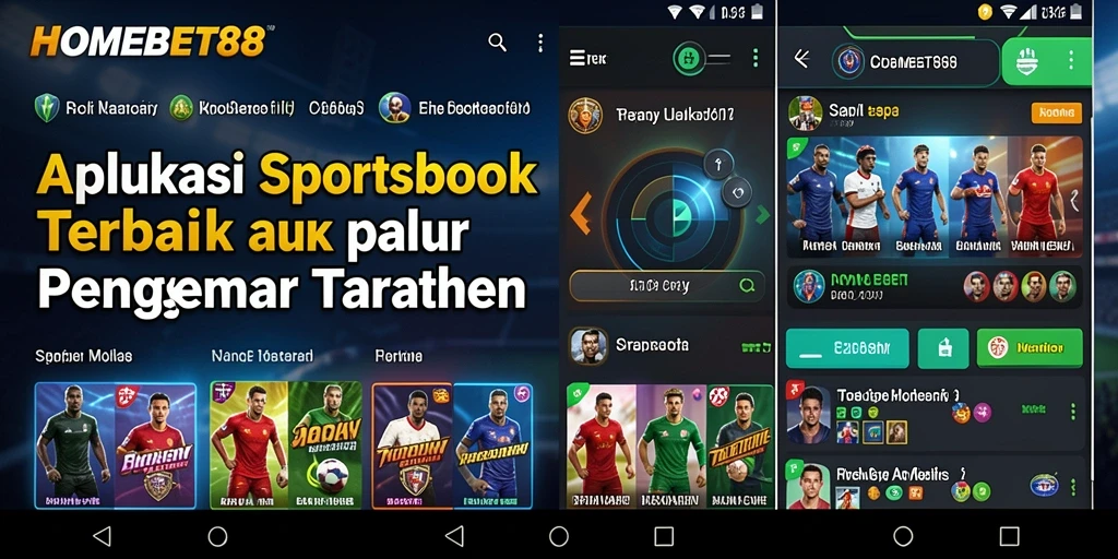 Tampilan antarmuka HOMEBET88 yang menarik untuk taruhan olahraga.