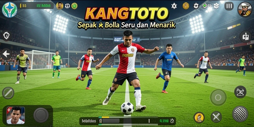 Tampilan gameplay KANGTOTO yang menegangkan di lapangan