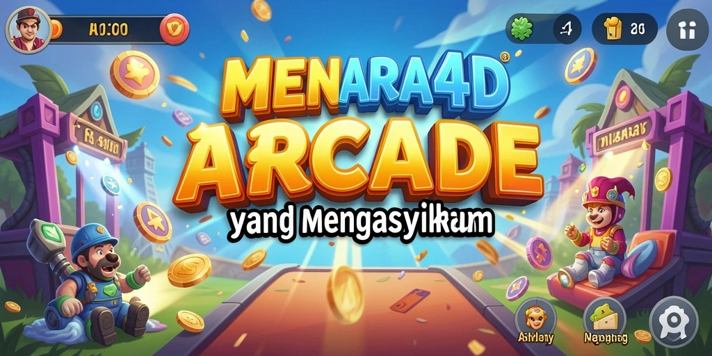 Tampilan menarik saat bermain MENARA4D dengan efek visual yang memukau.