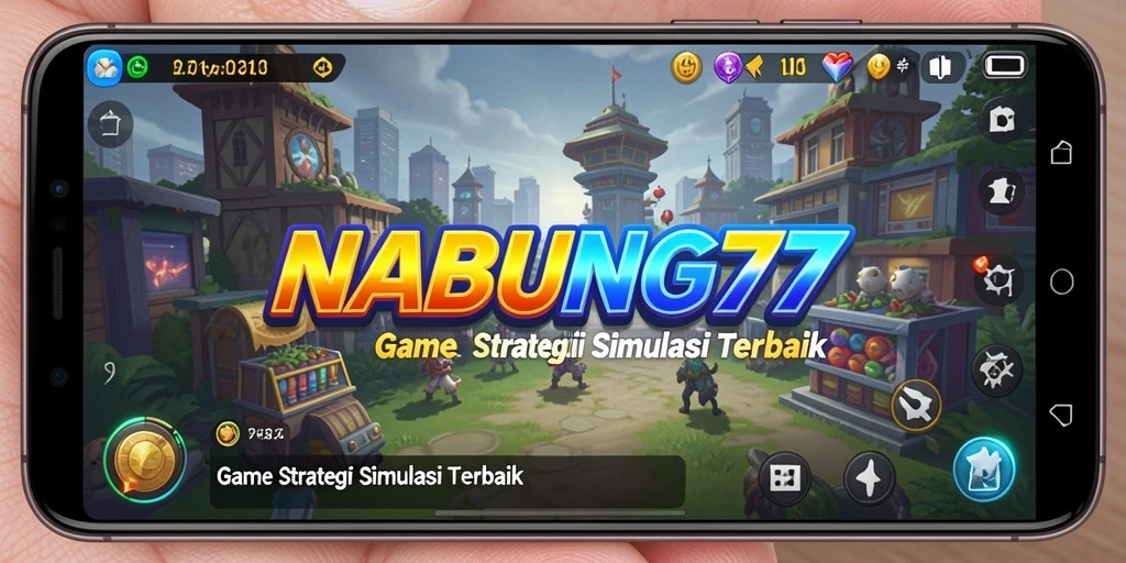Tangkapan layar gameplay menampilkan aksi strategis di NABUNG77.
