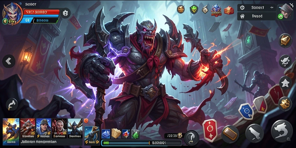 Tampilan gameplay menakutkan dalam SBOBET yang memukau.