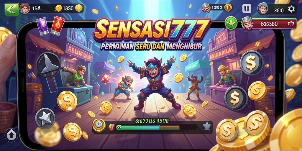 Gameplay SENSASI777 yang seru dan penuh tantangan.