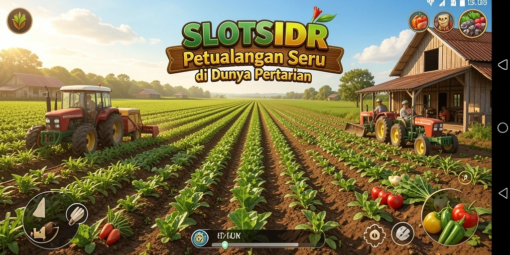 Tampilan gameplay SLOTSIDR yang menakjubkan dalam dunia pertanian.
