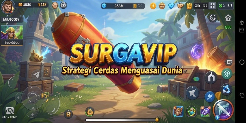 Tampilan menarik dari gameplay SURGAVIP dengan aksi strategi mendebarkan.