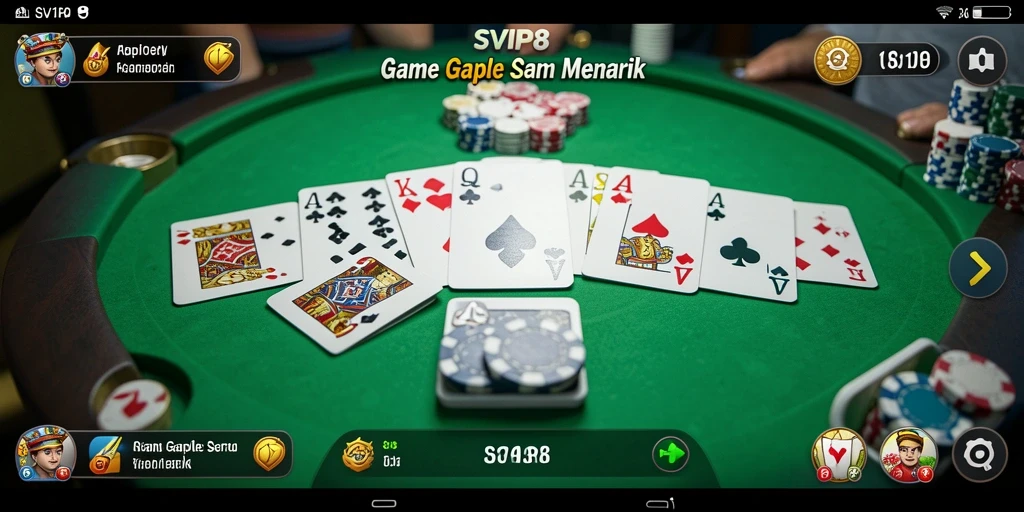 Tampilan gameplay Gaple yang seru di SVIP8.