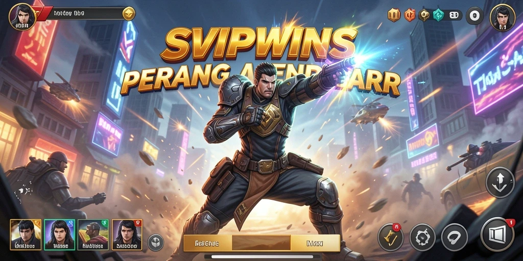 Tampilan gameplay SVIPWINS yang mendebarkan dan penuh aksi.