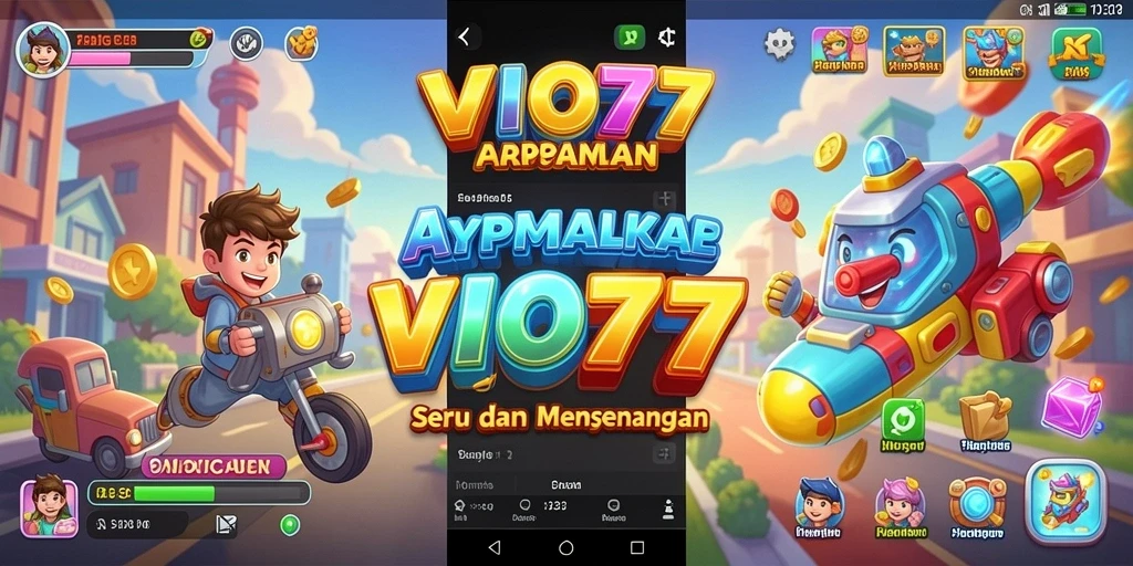 Tampilan gameplay seru dan interaktif dari VIO77, siap menantang pemain.