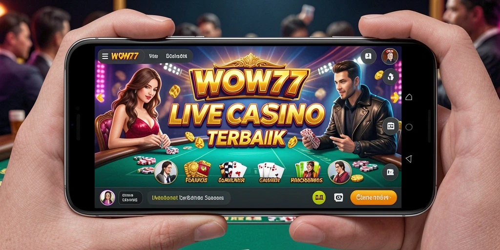 Gameplay WOW77 yang seru dan interaktif dalam Live Casino.